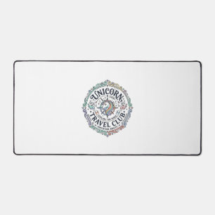 Einhorn-Reiseklub Original Zazzle Design_1 Schreibtischunterlage