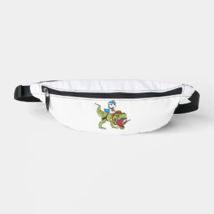 Einhorn Reitender Dinosaurier Kinder Jungen Mädche Bauchtasche