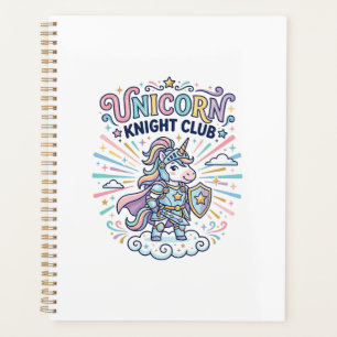 Einhorn-Ritter-Club Druckfertige Bekleidung Grafik Planer