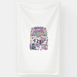 Einhorn Rock Musik Einhorn Bezaubernder Marktplatz Banner