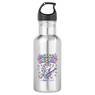 Einhorn Rockstar Einhorn Charmante Bekleidung Graf Edelstahlflasche