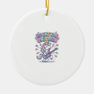 Einhorn Rockstar Einhorn Charmante Bekleidung Graf Keramik Ornament