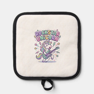 Einhorn Rockstar Einhorn Charmante Bekleidung Graf Topflappen