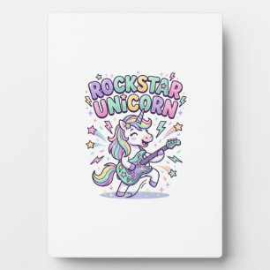 Einhorn Rockstar Einhorn Charmante Kleidung Grafik Fotoplatte