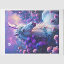 Einhorn-Rose Seidenpapier