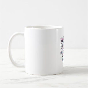 Einhorn Royal Horn Akademie Fettgedruckte Typograf Kaffeetasse