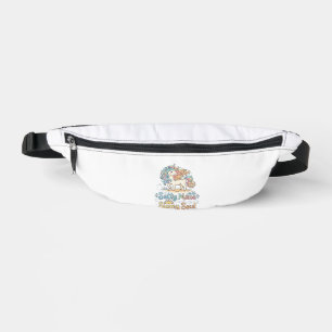 Einhorn Salty Mähne Sonnige Seele Spielerei Vector Bauchtasche