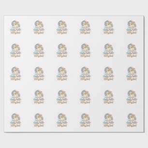 Einhorn Salty Mähne Sonnige Seele Spielerei Vector Geschenkpapier