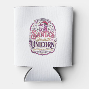 Einhorn-Santa-Einlieblings-Einhorn Dosenkühler