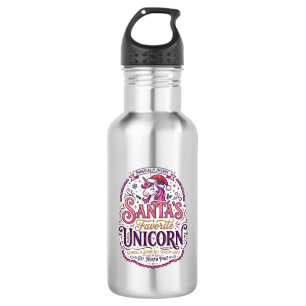 Einhorn-Santa-Einlieblings-Einhorn Edelstahlflasche