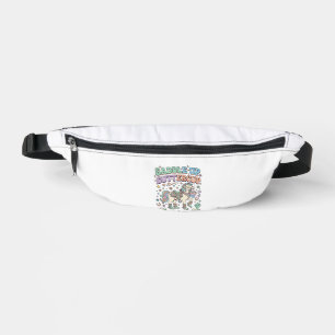 Einhorn Sattel hoch Butterblume Kawaii-Typografie Bauchtasche