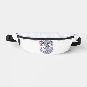 Einhorn Schleichen Es Magisches Retro-Stil T-Shirt Bauchtasche