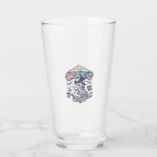 Einhorn Schleichen Es Magisches Retro-Stil T-Shirt Glas