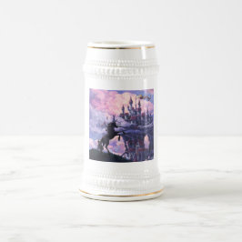Einhorn-Schloss Bierglas
