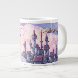Einhorn-Schloss Jumbo-Tasse
