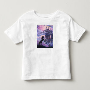 Einhorn-Schloss Kleinkind T-shirt