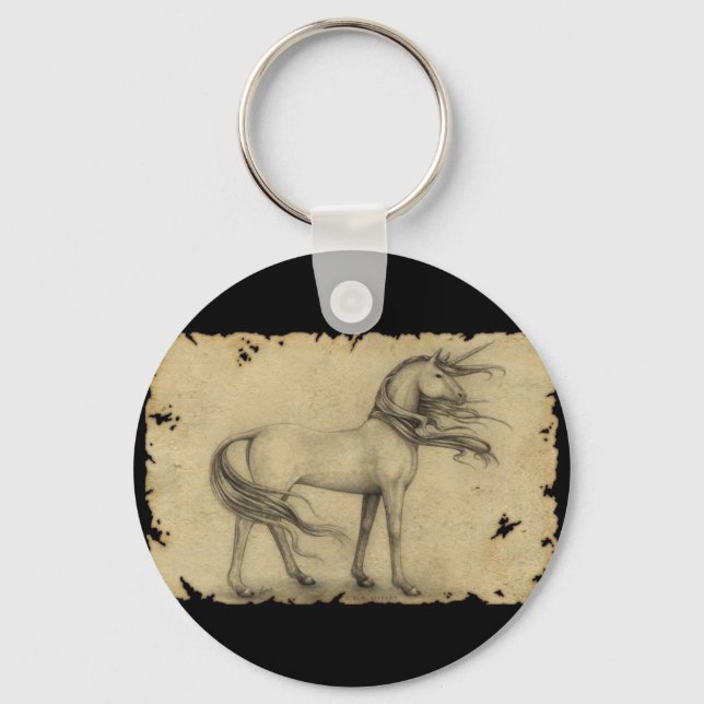 Einhorn Schlüsselanhänger (Vorderseite)