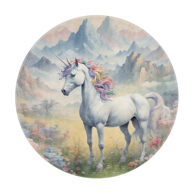 Einhorn Schneidebrett (Vorderseite)