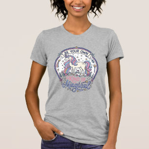 Einhorn Sei deine eigene Art von Magie Spielend Sü T-Shirt
