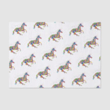 Einhorn-Seidenpapier