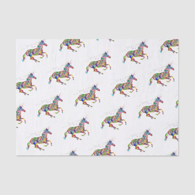 Einhorn-Seidenpapier Seidenpapier (Vorderseite)
