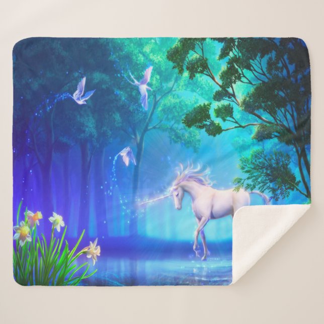 Einhorn Sherpadecke (Vorderseite (Horizontal))