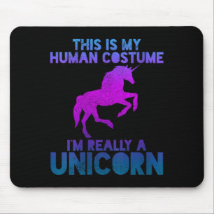 Einhorn-Shirt für Frauen - Lustiger Spruch für Kos Mousepad