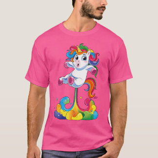 Einhorn-Shirt Lustig Magisches Furzen Einhorn Furz T-Shirt