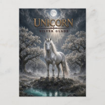 Einhorn Silberlichtung Dark Cinema