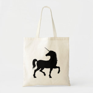 Einhorn-Silhouette Tragetasche