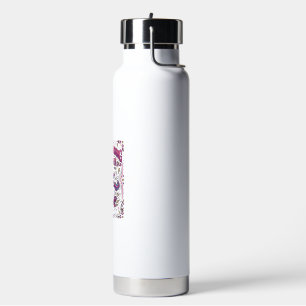 Einhorn Skateboarding Einhorn Stylisch Weißer Hint Trinkflasche