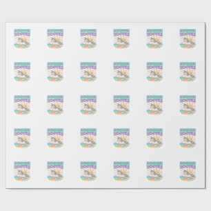 Einhorn-Sonnenschein-Hufe-Trend-Grafik-T-Shirt-Des Geschenkpapier