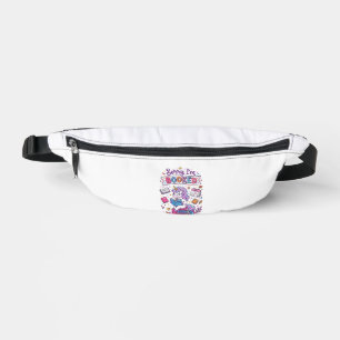 Einhorn Sorry, ich bin gebucht Retro-Stil Druck au Bauchtasche