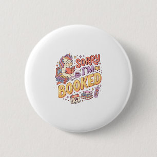Einhorn Sorry Ich Bin Gebucht Whimsical Zazzle Des Button