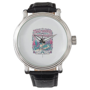 Einhorn-Spuren Hufe und Glückliche Herzen Buntes A Armbanduhr