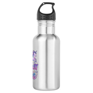 Einhorn-Sternenstaub in meinen Adern Retro-Stil Sü Edelstahlflasche