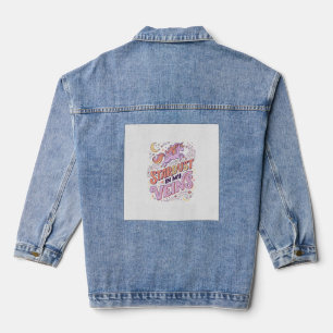 Einhorn-Sternenstaub in meinen Adern Whimsical Mer Jeansjacke