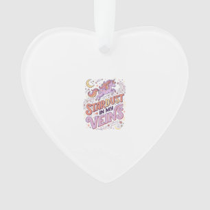 Einhorn-Sternenstaub in meinen Adern Whimsical Mer Ornament