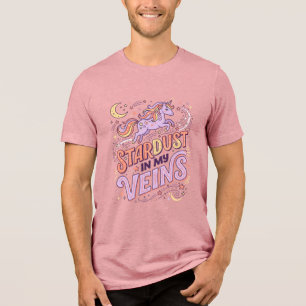 Einhorn-Sternenstaub in meinen Adern Whimsical Mer Tri-Blend Shirt