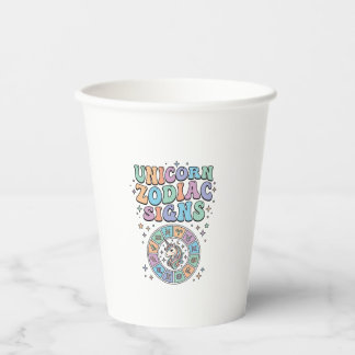 Einhorn-Sternzeichen Kawaii Vektordesign_1 Pappbecher