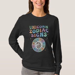 Einhorn-Sternzeichen Kawaii-Vektordesign_1 T-Shirt
