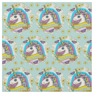 Einhorn-Stoff mit Laune Stoff