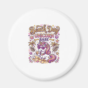Einhorn Strand Tag Einhorn Babe Stylisch Zazzle De Magnet