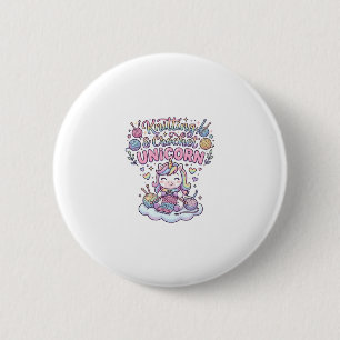 Einhorn Stricken Häkeln Einhorn Liebliche Typograf Button