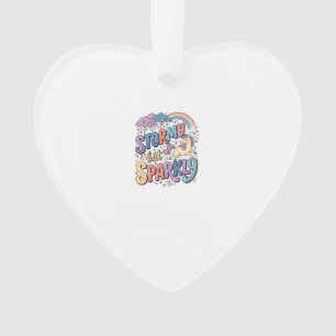 Einhorn stürmisch aber funkelnd wunderliche Merch  Ornament