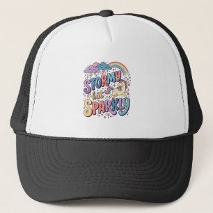 Einhorn stürmisch aber funkelnd wunderliche Merch  Truckerkappe