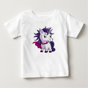 Einhorn-Superheld Baby T-shirt