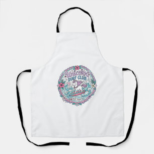 Einhorn-Surf-Club-Spielsachen-Shirt-Grafik_1 Schürze