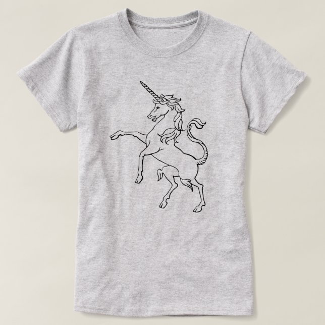 Einhorn T-Shirt (Design vorne)