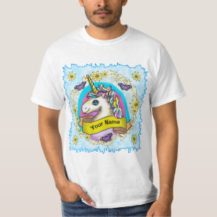 Einhorn-T-Shirt mit Laune T-Shirt